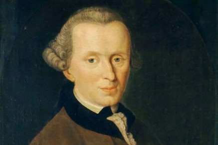 Retrato de Kant, por Johann Gottlieb Becker. 1768. Schiller-Nationalmuseum, Marbach am Neckar, Alemania.